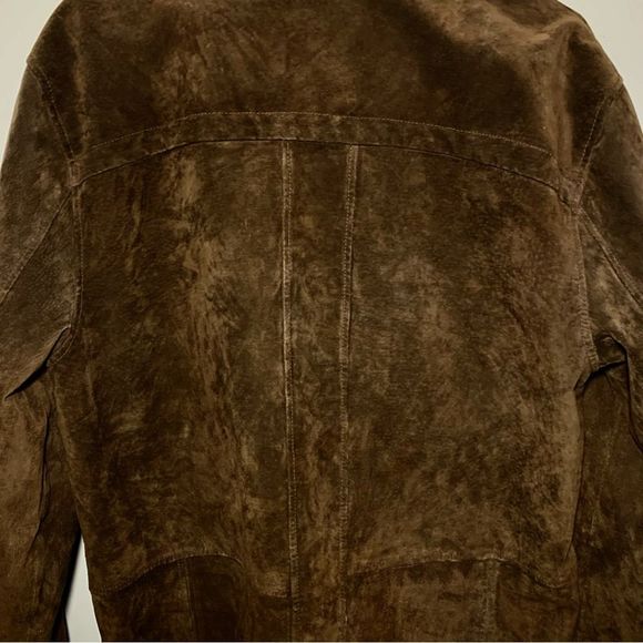 NEVADA Men’s Brown 100% Suede Leather Jacket (Size M- 38-40) - Picture 10 of 16